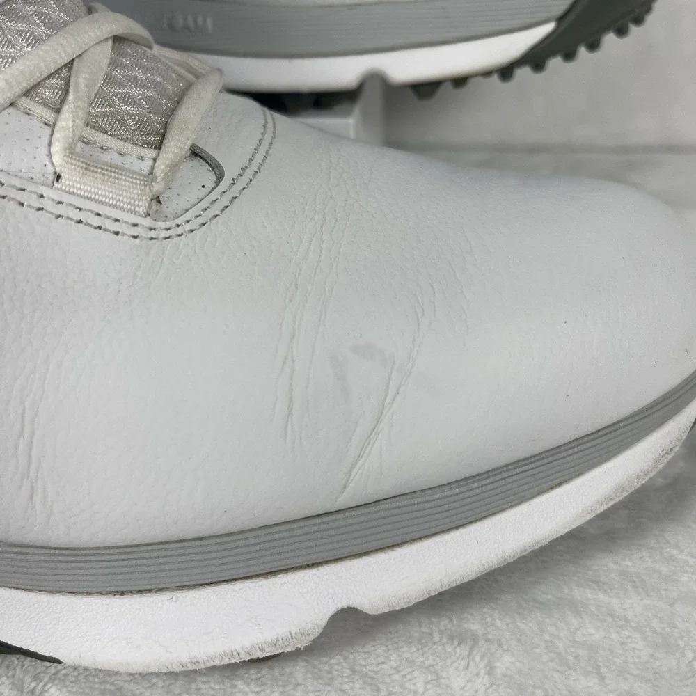 FootJoy Pro SLX Golf Shoes Mens 11 White Leather Spikeless Ortholight 56912